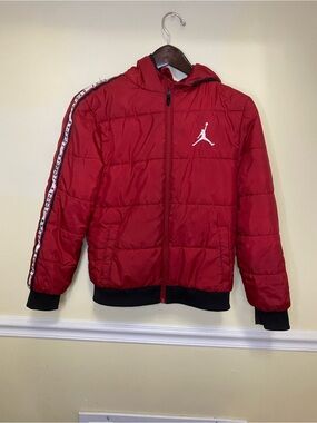 Jordan Red Jacket with Black Label and Jumpman
